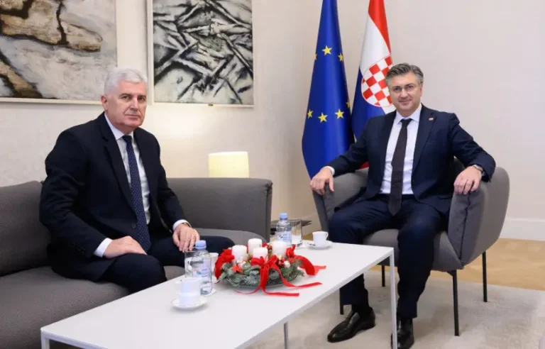 Čović s Plenkovićem o Južnoj interkonekciji: U provedbi projekta potpuno uvažiti interese hrvatskog naroda u BiH