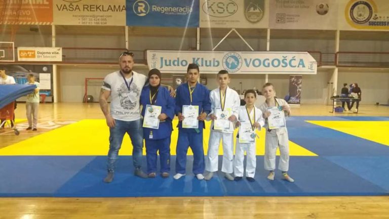 Pet medalja za Judo klub “Zenica” na Prvenstvu Federacije u Vogošći