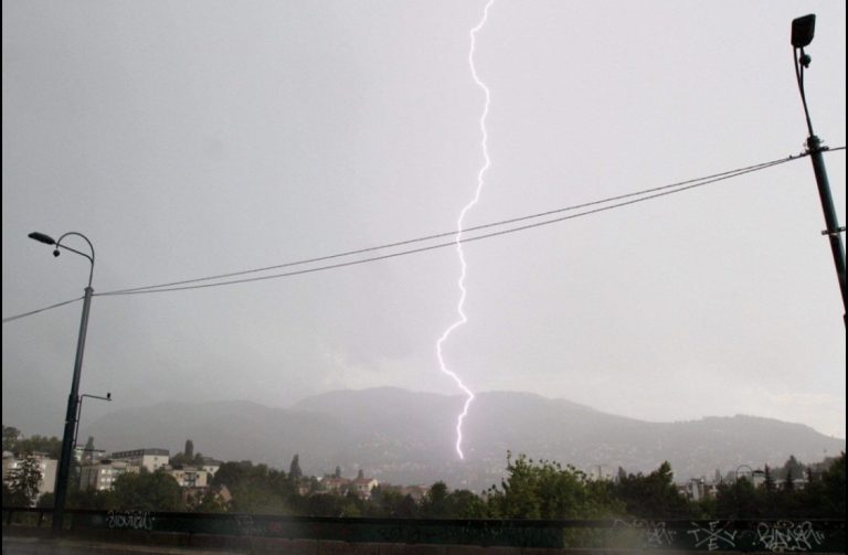 Upozorenje meteorologa: U BiH stiže veliko nevrijeme, grad, obilne padavine