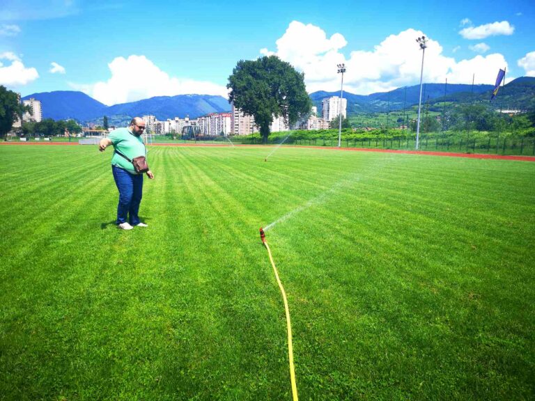 Zenica: Urađen novi sistem zalijevanja sportskih terena