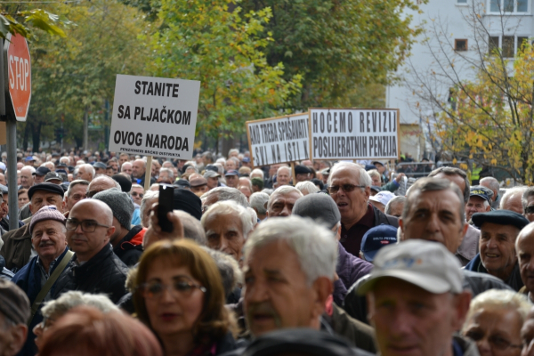 Prva povećanja penzija u aprilu