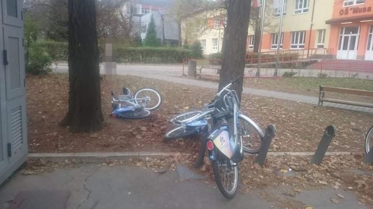 SRAMOTNO: Bačena bicikla “Nextbike” u Zenici