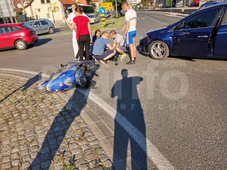 ZENICA: Nesreća na GGM-u, sudar motocikliste i automobila (FOTO)