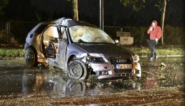 NOVA NESREĆA U BIH: Audi potpuno uništen u saobraćajnoj nesreći