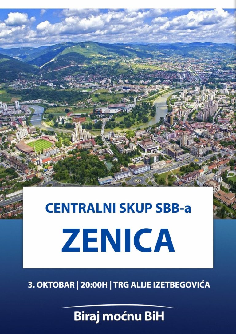 Na Trgu Alije Izetbegovića: Sutra centralni skup Saveza za bolju budućnost BiH