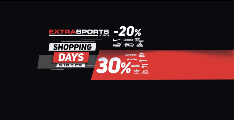 EXTRA SPORTS – SHOPPING DAYS