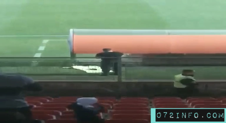 Gest na Bilinom polju za pohvalu: Zaštitar agencije “Condor” klanjao na stadionu (VIDEO)