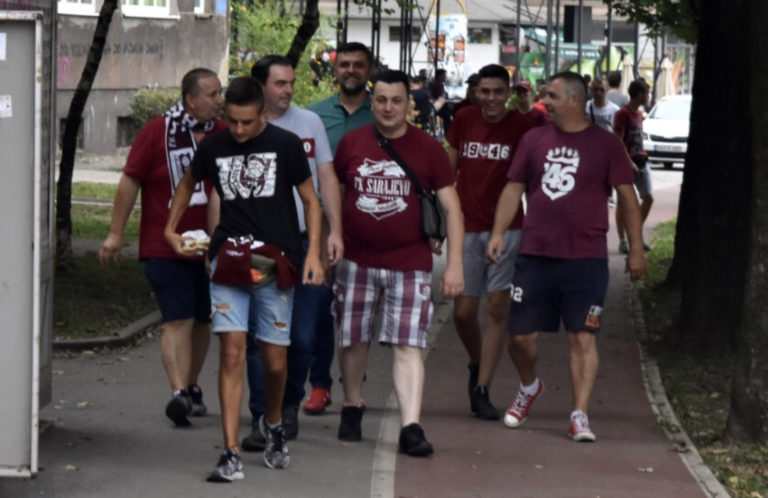 Uoči utakmice na Bilinom polju: Zenica je večeras bordo i bijela (FOTO)