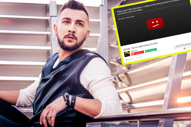 KOME SMETA DENIAL AHMETOVIĆ? Cover “Da se opet rodim” sa preko 1,5 miliona pregleda uklonjen sa Youtube-a!