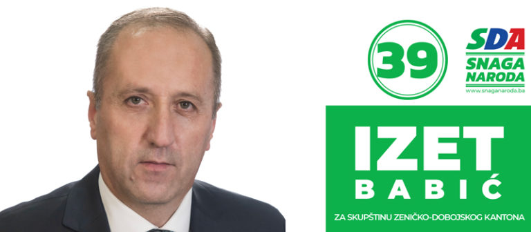 PROMO | Izet Babić (SDA) za Skupštinu ZDK