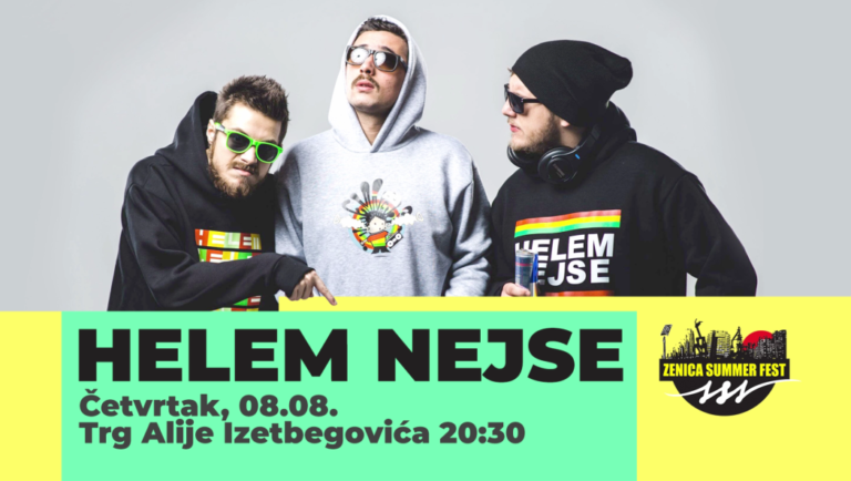 Pretposljenja festivalska noć Zenica Summer Festa: Večeras koncert grupe Helem nejse