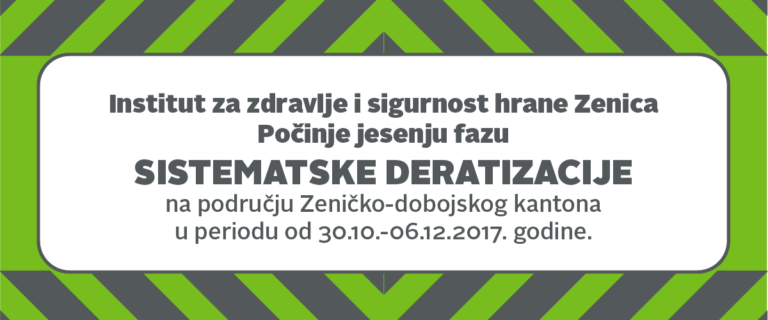 Jesenja faza prevent­ivne sistemske derat­izacije u ZDK