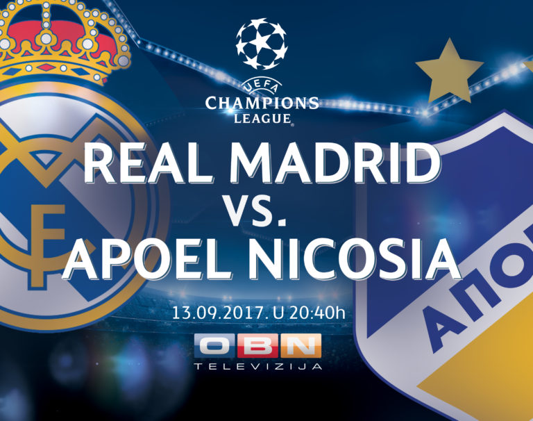 Počinje Liga prvaka na OBN-u – večeras Real Madrid vs Apoel Nicosia