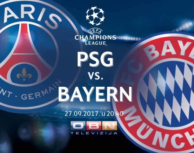 Večeras na OBN-u nogometni spektakl zvijezda – PSG – Bayern München