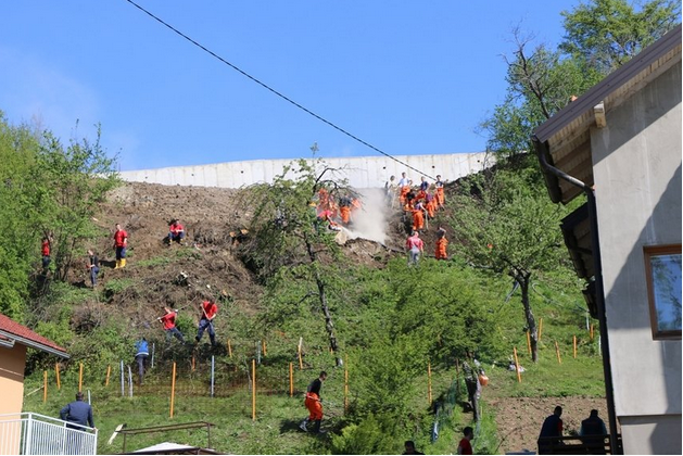 Uspješno sanirano klizište kod Kaknja u naselju Malješ