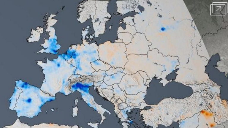 Sateliti kažu da se zrak u Evropi poboljšava