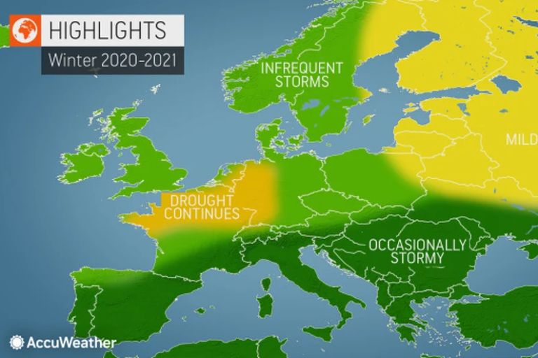 Prognoza zimske sezone u Evropi: Malo snijega i puno oluja