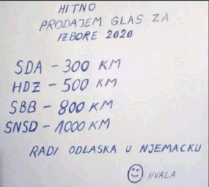 Screenshot 2020 08 27 Kako se krecu cijene glasova na izborima Kome bi naplatili najvise a kome najmanje