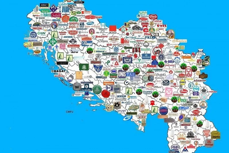 Mapa proizvodnje u Jugoslaviji: Pravljeni su avioni, kompjuteri, brodovi…