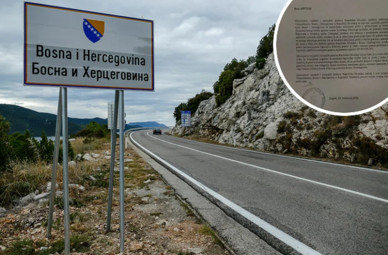 Hrvatska tvrdi da je BiH ušla u njen teritorij 90 metara, poslali zahtjev da se pomjeri tabla