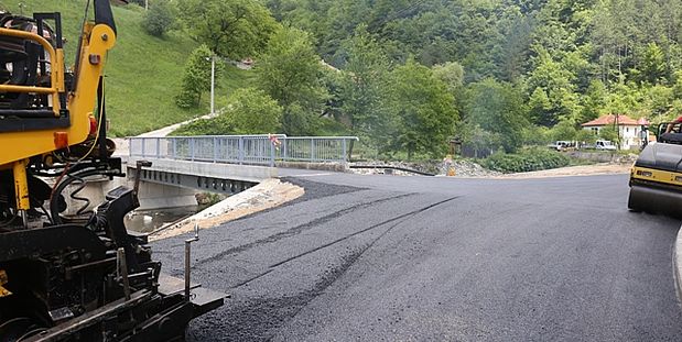 Izgrađen novi most u Drugavcima sa pristupnom saobraćajnicom