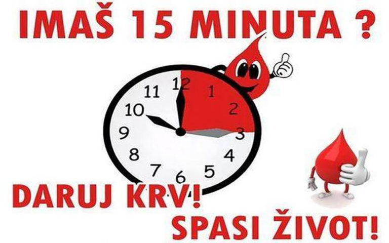 Crveni križ Grada Zenica organizuje akciju dobrovoljnog darivanja krvi