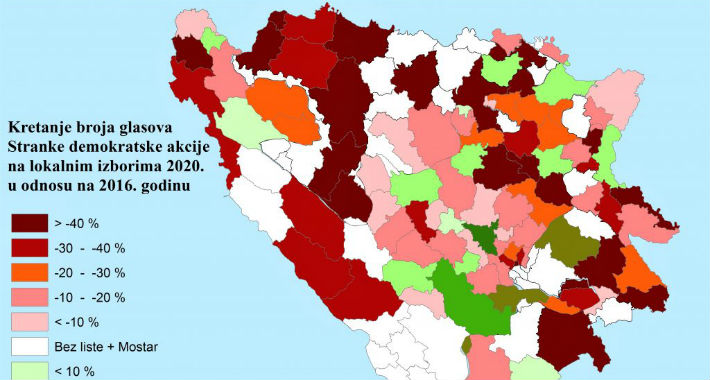 Koliko su glasova na izborima osvojili SDA, SNSD i HDZ u odnosu na 2016. godinu