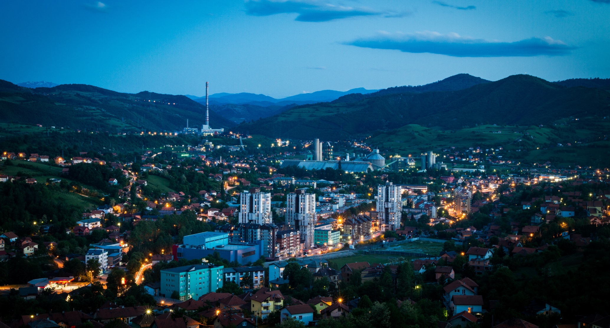 Donji Kakanj Night View