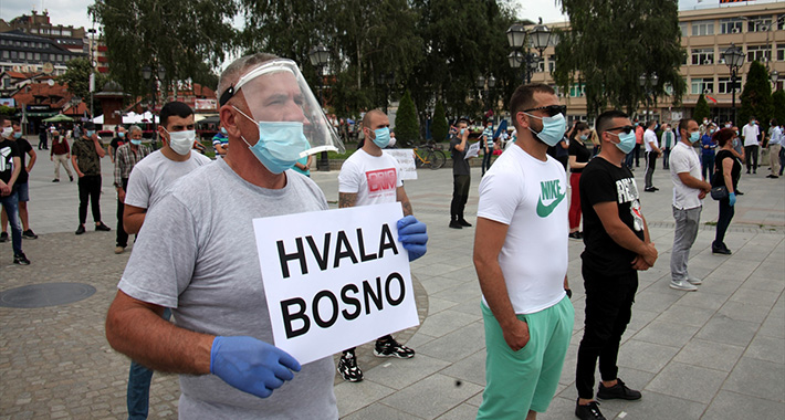 novi pazar protest 2