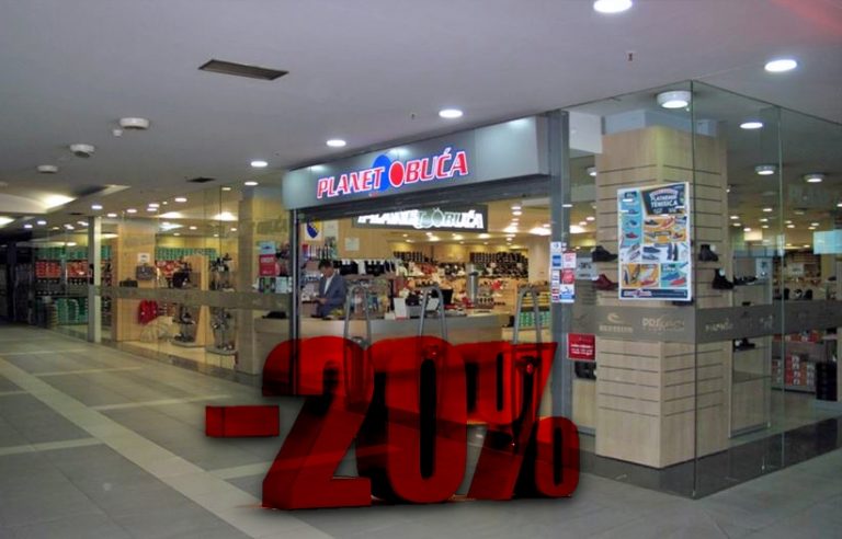 PLANET OBUĆA: Iskoristite 20 % popusta na cjelokupan asortiman!