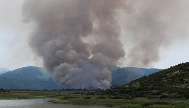 Vatrogasci uspjeli odbraniti kuće, požar u Neumu i dalje aktivan