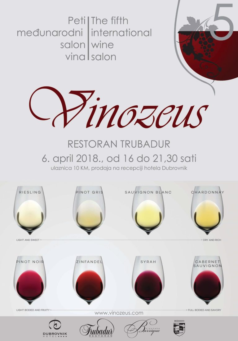 ZENICA: 5. Međunarodni salon vina „VINOZEUS“