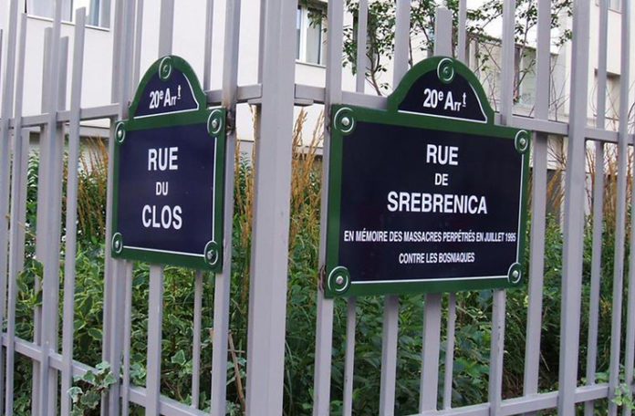 Ulica “Srebrenica” u francuskoj metropoli kao znak podsjećanja na nevine žrtve