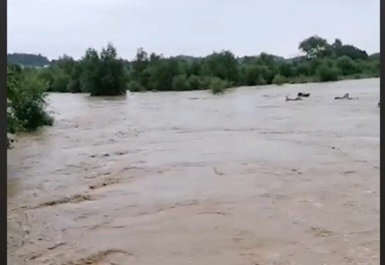 Dvije porodice evakuisane iz Srebrenika zbog poplava i klizišta